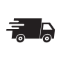 Icon mit LKW für Versand